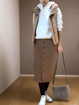 「STYLE DELI（スタイルデリ）のアイテム（ジャケット/アウター）」を使った、Kさん（レディース・167cm）の秋コーディネート