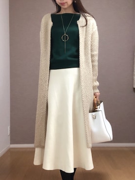 「LILIDIA（リリディア）のアイテム」を使った、Kさん（レディース・167cm）の冬コーディネート