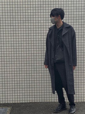 「DOOPZ（ドープス）のアイテム（ダウンジャケット/コート）」を使った、k.a.zさん（メンズ・179cm）の冬コーディネート