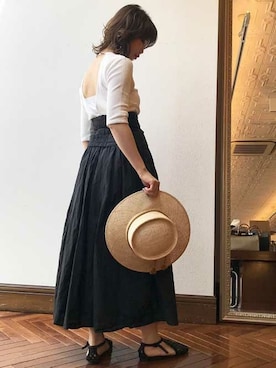 「モノトーン」｜nano universe lady's buyerさん（レディース・158cm）の春コーディネート