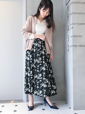 「NANO universe（ナノユニバース）のアイテム（ブルゾン）」を使った、nano universe lady's buyerさん（レディース・158cm）の冬コーディネート