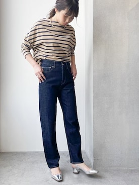 「インディゴデニム」｜nano universe lady's buyerさん（レディース・158cm）の春コーディネート