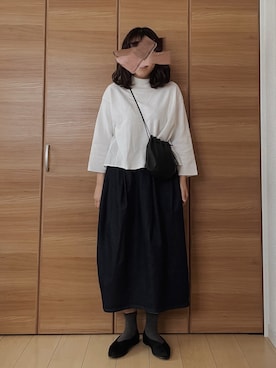 「REN（レン）のアイテム」を使った、shiさん（レディース・160cm）の春コーディネート