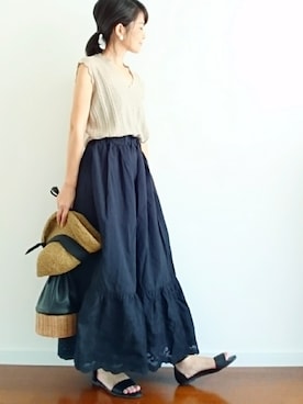 𝕪𝕦𝕚さん（レディース・155cm）の夏コーディネート