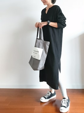 「CONVERSE（コンバース）のCONVERSE コンバース ジャック パーセル / JACK PURCEL（スニーカー）」を使った、𝕪𝕦𝕚さん（レディース・155cm）の秋コーディネート