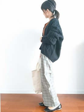 「RAWROW（ロウロウ）のアイテム」を使った、𝕪𝕦𝕚さん（レディース・155cm）の秋コーディネート