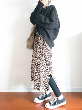 「CONVERSE（コンバース）のCONVERSE コンバース ジャック パーセル / JACK PURCEL（スニーカー）」を使った、𝕪𝕦𝕚さん（レディース・155cm）の秋コーディネート