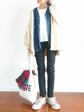 𝕪𝕦𝕚さん（レディース・155cm）の秋コーディネート