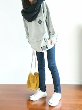 𝕪𝕦𝕚さん（レディース・155cm）の秋コーディネート