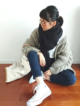 𝕪𝕦𝕚さん（レディース・155cm）の冬コーディネート