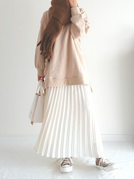 「RAWROW（ロウロウ）のアイテム」を使った、𝕪𝕦𝕚さん（レディース・155cm）の秋コーディネート