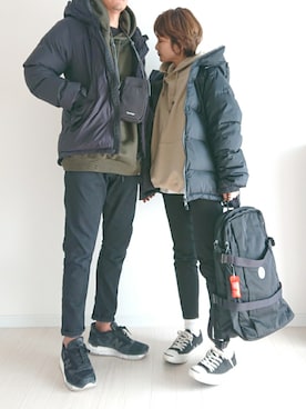 「CONVERSE（コンバース）のCONVERSE コンバース ジャック パーセル / JACK PURCEL（スニーカー）」を使った、𝕪𝕦𝕚さん（レディース・155cm）の冬コーディネート