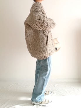 「アイテム（Tシャツ/カットソー）」を使った、𝕪𝕦𝕚さん（レディース・155cm・30代）の冬コーディネート