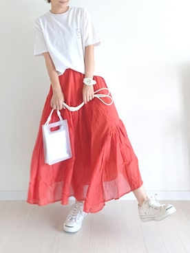 𝕪𝕦𝕚さん（レディース・155cm）の夏コーディネート