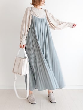 「アイテム（ピアス（両耳用））」を使った、𝕪𝕦𝕚さん（レディース・155cm・40代）の冬コーディネート