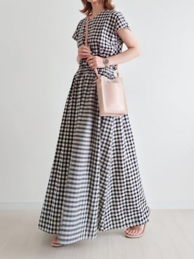 「アイテム（ピアス（両耳用））」を使った、𝕪𝕦𝕚さん（レディース・155cm・40代）の春コーディネート