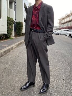 「Guess（ゲス）のアイテム（シャツ/ブラウス）」を使った、ましろ@放射線技師さん（メンズ・175cm）の春コーディネート