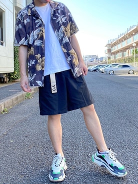 ましろ@放射線技師さん（メンズ・175cm）の夏コーディネート