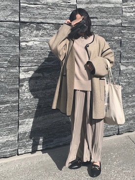 「tiptop」｜Yukiさん（レディース・151cm）の冬コーディネート