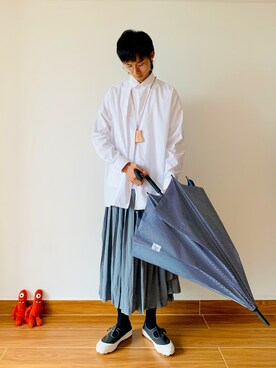 「skirt」｜GuaGuaさん（メンズ・182cm）の夏コーディネート