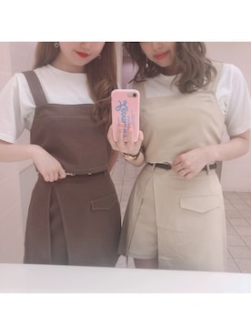 「へザー」｜「アイテム（その他トップス）」を使った、mayaさん（レディース・160cm）の夏コーディネート