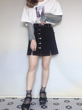 「おうちスタイル」｜mayaさん（レディース・160cm）の春コーディネート