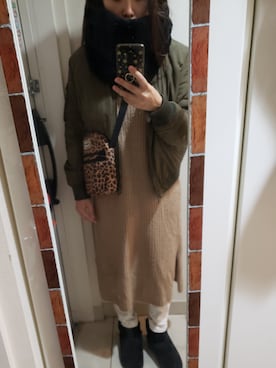 「エムエーワン」｜akarinmama36さん（レディース・165cm）の冬コーディネート