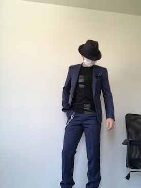 「RUDE GALLERY（ルードギャラリー）のアイテム（財布/小物）」を使った、つてのろたさん（メンズ・167cm）の春コーディネート