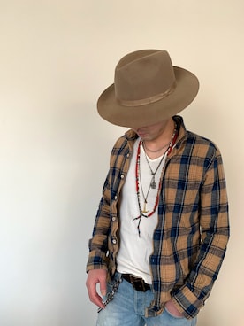 「RUDE GALLERY（ルードギャラリー）のアイテム（財布/小物）」を使った、つてのろたさん（メンズ・167cm）の冬コーディネート