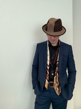 「M.Cohen（エムコーエン）のアイテム」を使った、つてのろたさん（メンズ・167cm）の春コーディネート