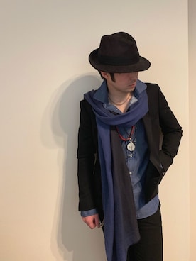 「M.Cohen（エムコーエン）のアイテム」を使った、つてのろたさん（メンズ・167cm）の春コーディネート