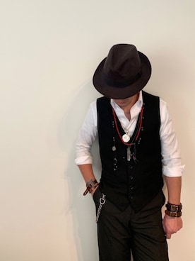 「M.Cohen（エムコーエン）のアイテム」を使った、つてのろたさん（メンズ・167cm）の夏コーディネート