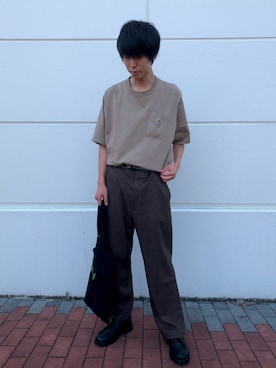 「MELLOW（メロー）のアイテム」を使った、やまーさんさん（メンズ・177cm）の夏コーディネート