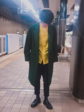 ジャケット/アウターコート　深緑色　メンズ