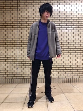 やまーさんさん（メンズ・177cm）の冬コーディネート