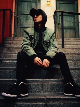 JUNさん（メンズ・166cm）の冬コーディネート