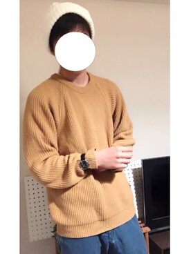 「HVC（エイチブイシー）のアイテム（パンツ）」を使った、shionさん（メンズ・181cm）の冬コーディネート