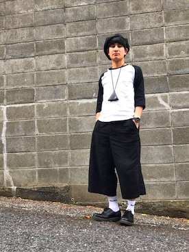「Dr. Martens（ドクターマーチン）のアイテム（アクセサリー）」を使った、D.sukeさん（メンズ・164cm）の夏コーディネート