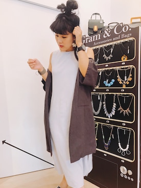 「棉麻」｜熊美さん（キッズ・110cm）の秋コーディネート