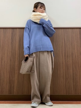 「RAG MACHINE（ラグマシーン）のアイテム」を使った、aiさん（レディース・162cm）の秋コーディネート