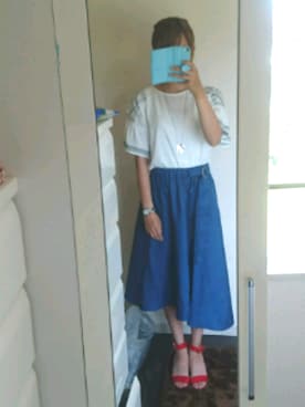 「タグホイヤー」｜ソラさん（レディース・167cm）の夏コーディネート