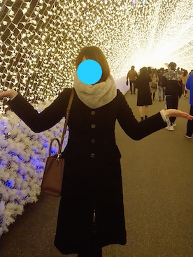 「FRAGILE（フラジール）のアイテム（その他アウター）」を使った、ソラさん（レディース・167cm）の冬コーディネート