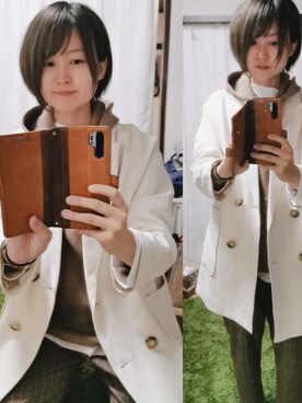 「PANERAI（パネライ）のアイテム」を使った、ソラさん（レディース・166cm）の秋コーディネート