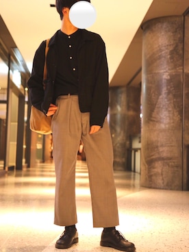 「平成最後のWEARISTAセンバツ」｜「アイテム（カバーオール）」を使った、rumさん（メンズ・177cm）の春コーディネート