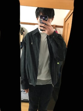 「アイテム（PC・スマホグッズ/家電）」を使った、ぶんさん（メンズ・173cm・20代）の冬コーディネート