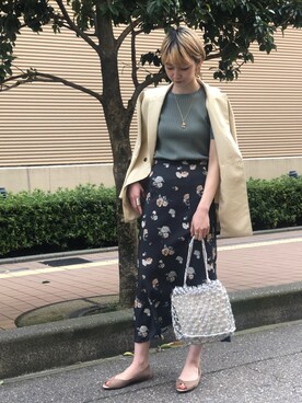 キノモトさん(レディース・167cm)の春コーディネート