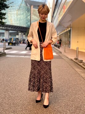 キノモトさん(レディース・167cm)の春コーディネート