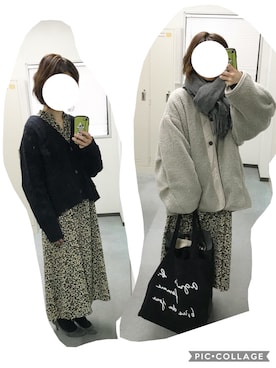 けーさん（レディース・159cm）の冬コーディネート