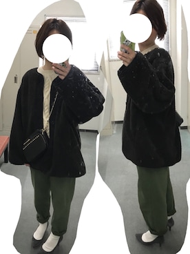 けーさん（レディース・159cm）の冬コーディネート