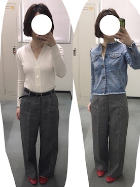 「RED CARD TOKYO（レッドカード）のアイテム（ジャケット/アウター）」を使った、けーさん（レディース・159cm）の冬コーディネート